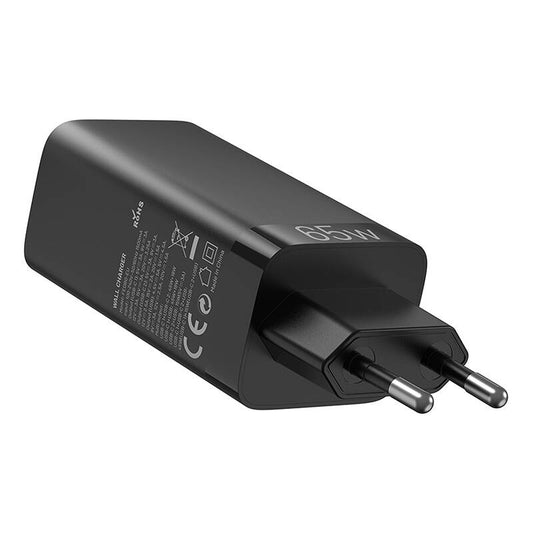 Vention FEDB0-EU 2xUSB-C 1xUSB-A 65W/30W/30W GaN Netzwerkladegerät (schwarz)