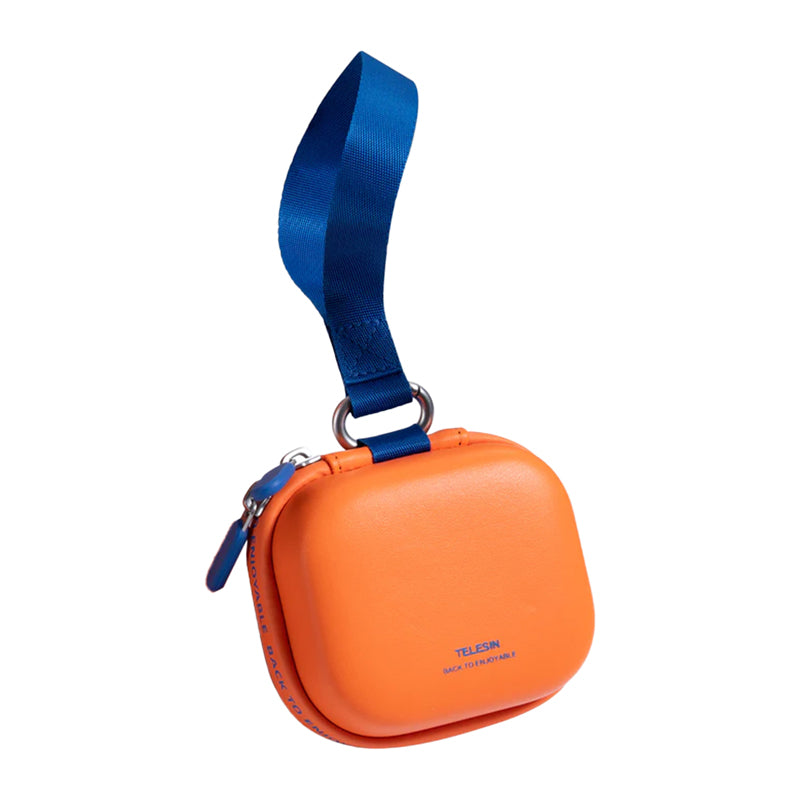 Telesin DisAdv EVA Universal Mini Transport Bag for Sports Cameras (Orange) - Image 1