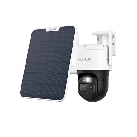 Reolink 4K Dual-Lens Wi-Fi 6 Battery-Powered Security Camera withSolar Panel 2 | Trackmix Series B770 | PTZ | 2.8mm/F1.6