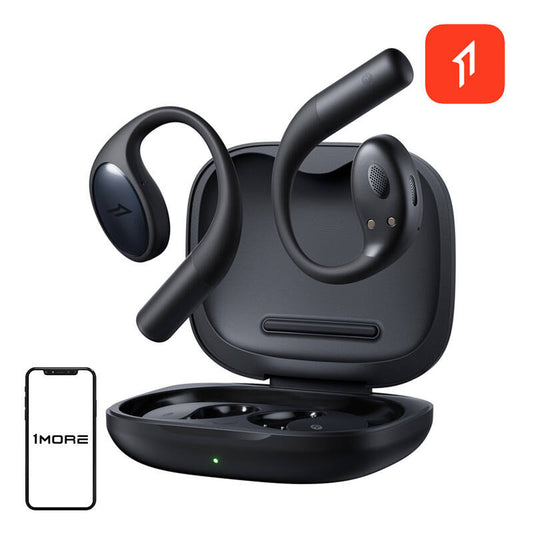1MORE S51 FIT OPEN wireless headphones (black) - Product Image 1
