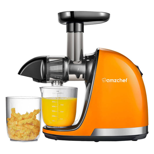 AMZCHEF 1501-OG-SM (orange) slow juicer. - Product Image 1