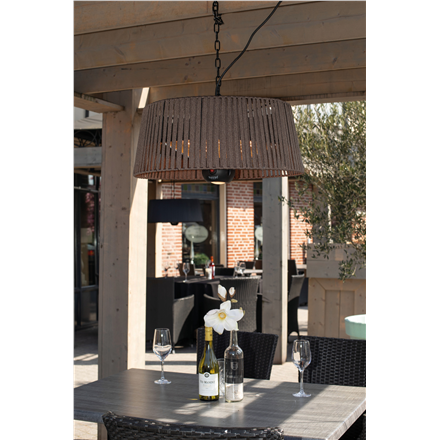 SUNRED | Heater | ARTIX M-HO BROWN, Corda Bright Hanging | Infrared | 1800 W | Brown | IP24