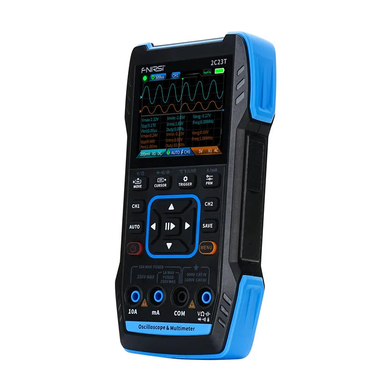 Portable 3-in-1 oscilloscope FNIRSI 2C23T multimeter signal generator - Image 1