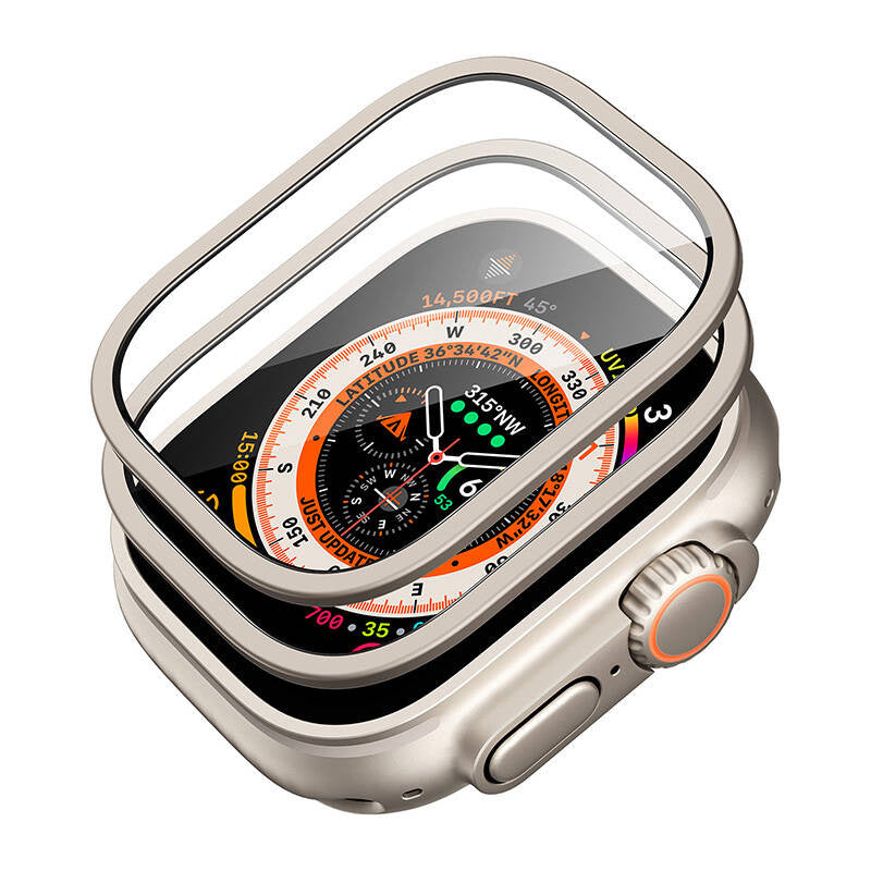 Protection set for Apple Watch Ultra ESR 49mm (case+glass) (titanium) - Product Image 1