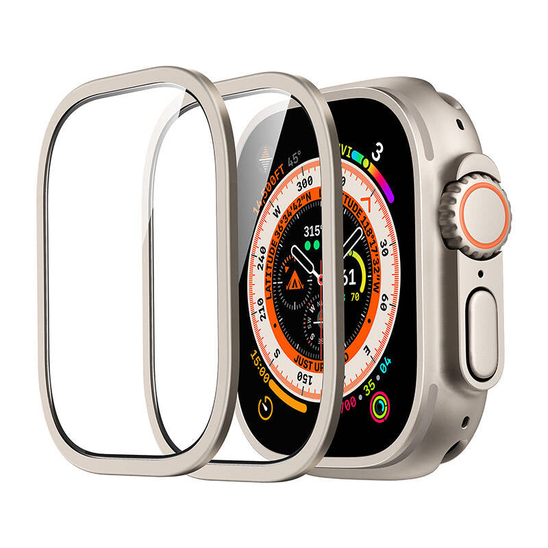 Protection set for Apple Watch Ultra ESR 49mm (case+glass) (titanium) - Product Image 2