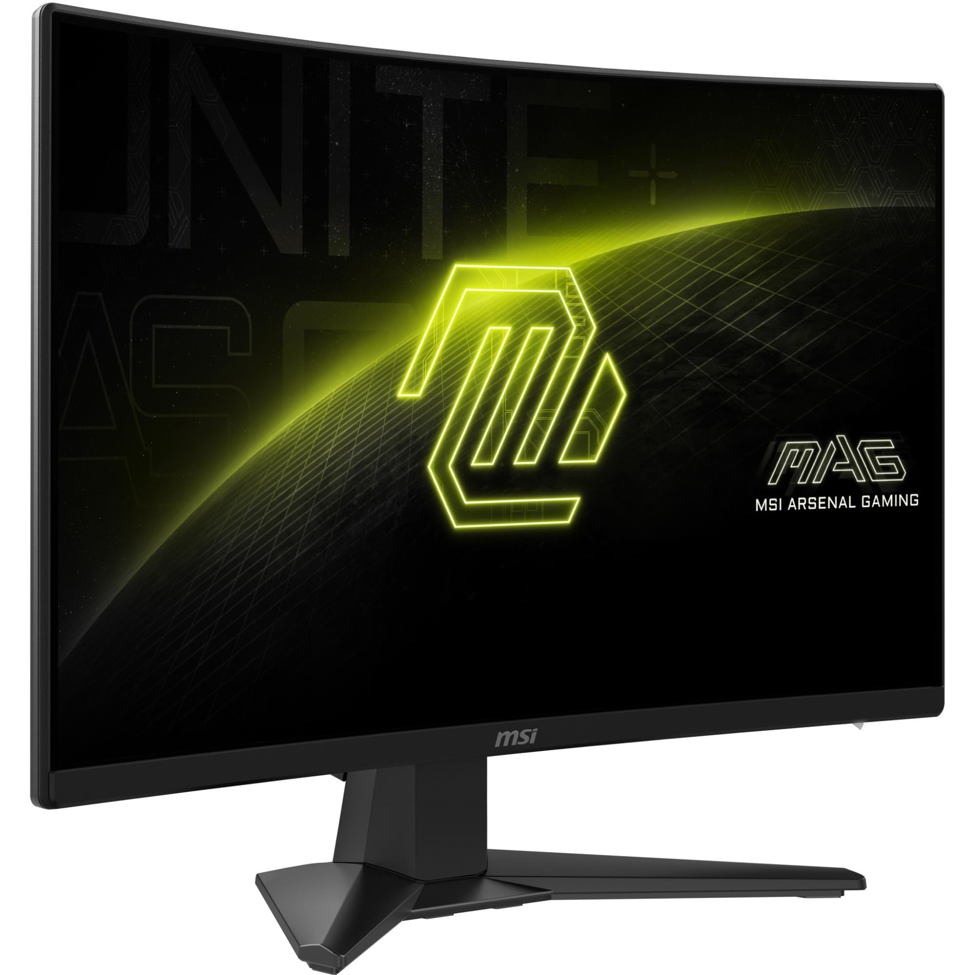 LCD Monitor MSI MAG 242C 23.6" Gaming/Curved/Frameless Matte Panel VA 1920x1080 16:9 180Hz 1 ms Colour Black MAG242C
