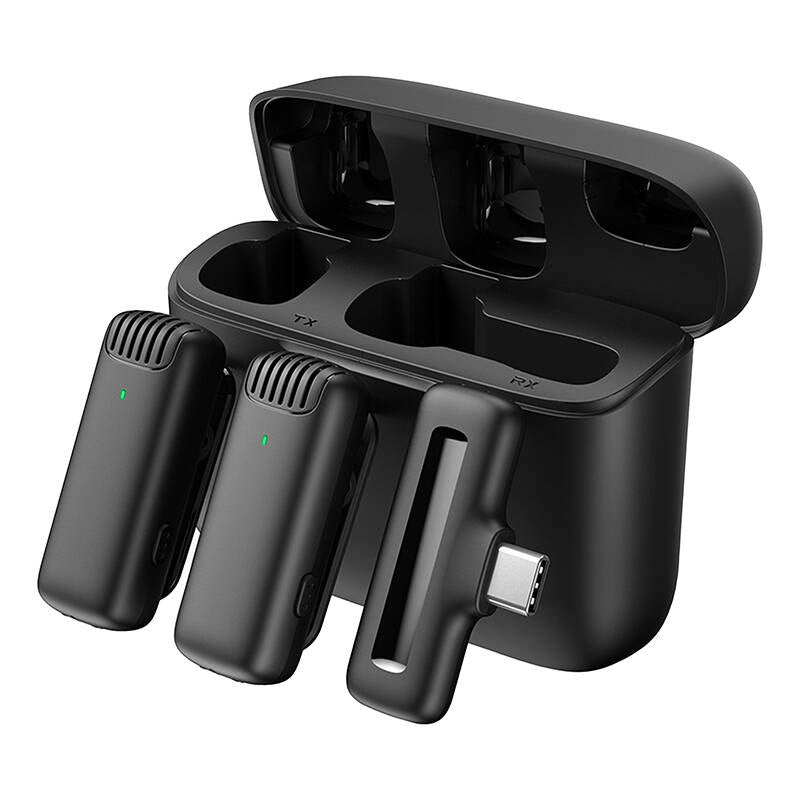 Microphone with charging case Apexel APL-MIC008 Type-C, 2 pcs. - Product Image 3