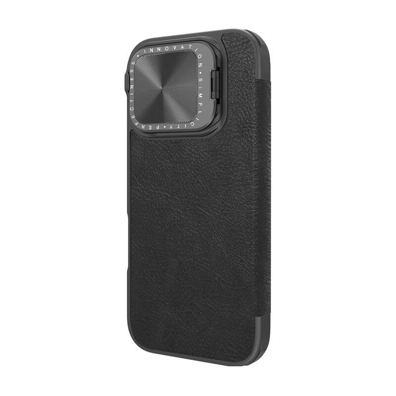 Nillkin Qin Prop Leather iPhone 16 Case (black) - Product Image 3