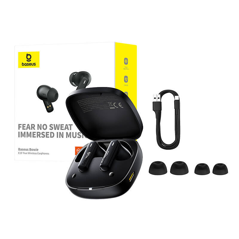 TWS Baseus Bowie E19 Headphones (black) - Product Image 10