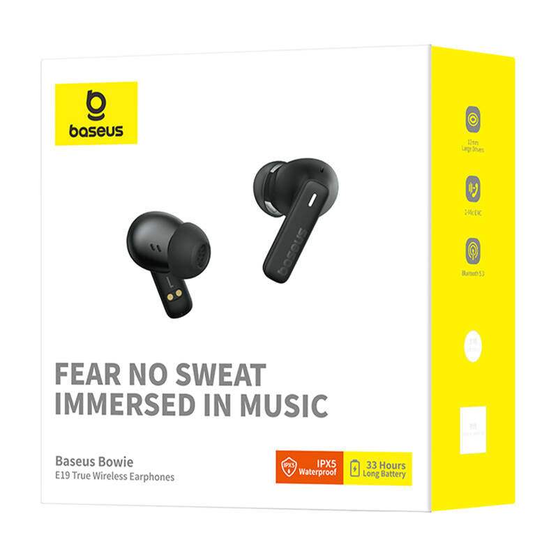 TWS Baseus Bowie E19 Headphones (black) - Product Image 8