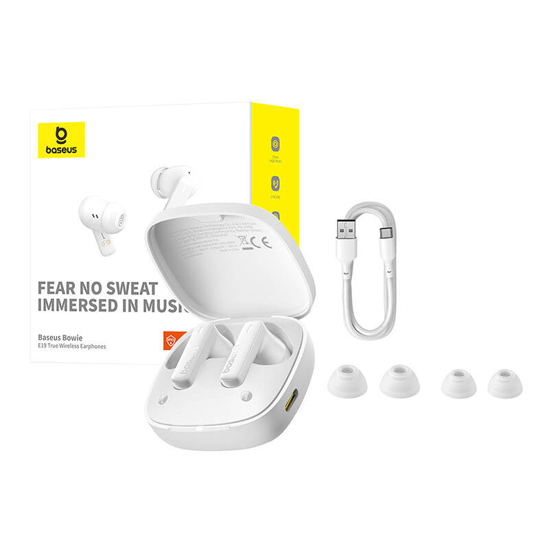 TWS Baseus Bowie E19 Headphones (white) - Product Image 10