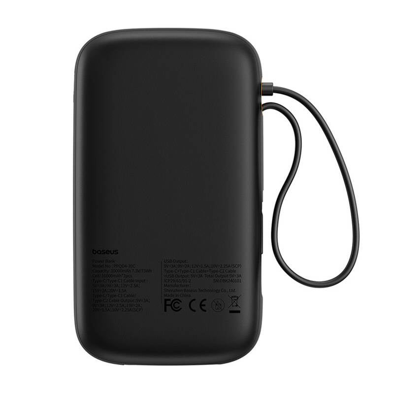 Powerbank Baseus QPow 2 20000mAh 30W 2xUSB-C (black) - Product Image 6