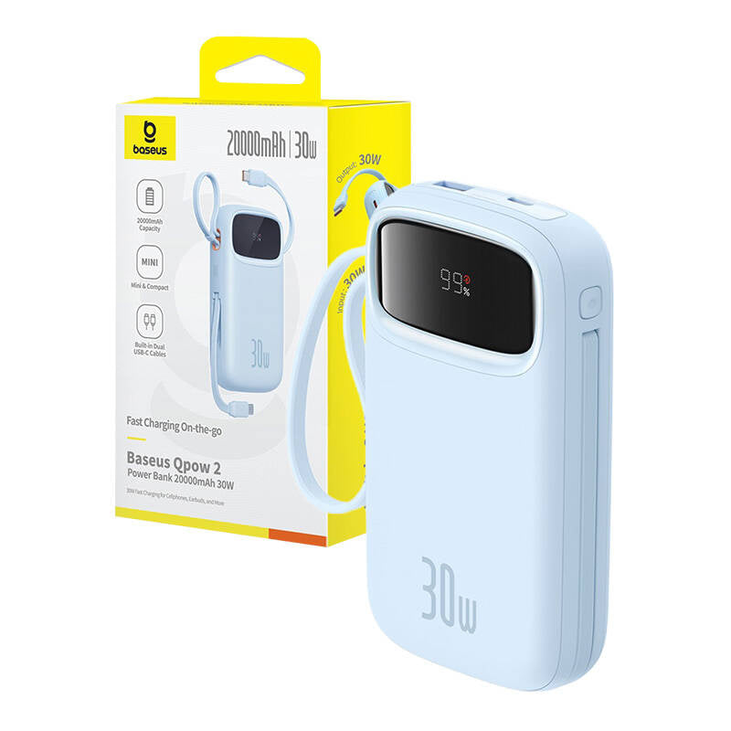 Powerbank Baseus QPow2 20000mAh 30W 2xUSB-C (blue) - Product Image 9