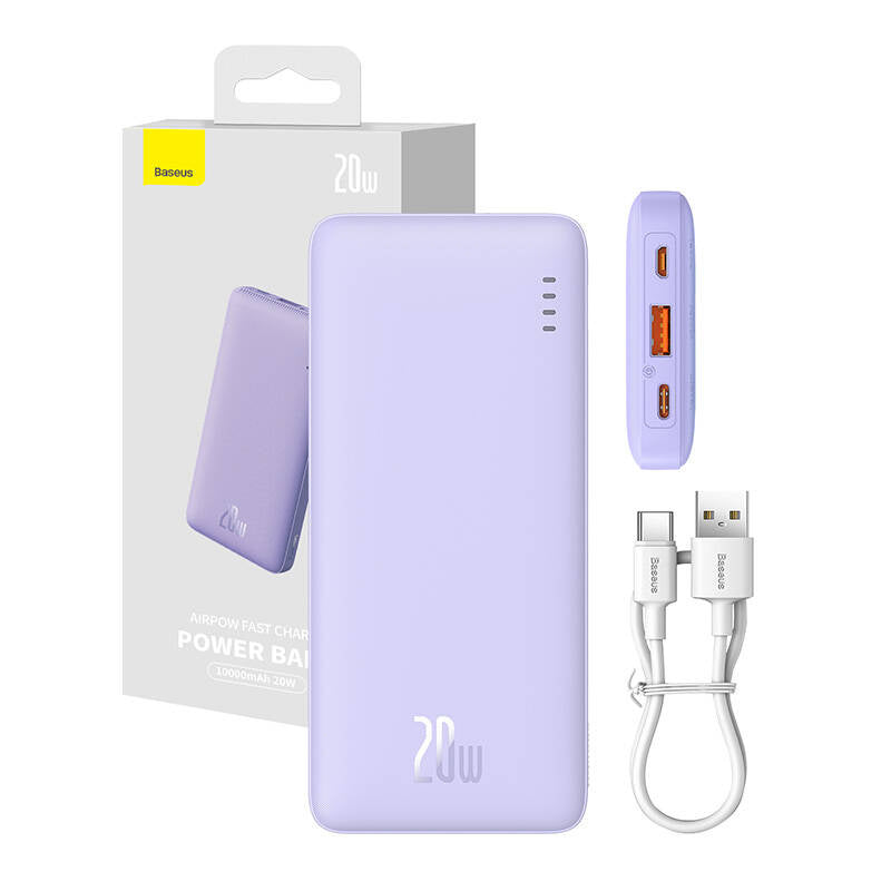Baseus Airpow 10000mAh 20W Powerbank (purple) - Product Image 10
