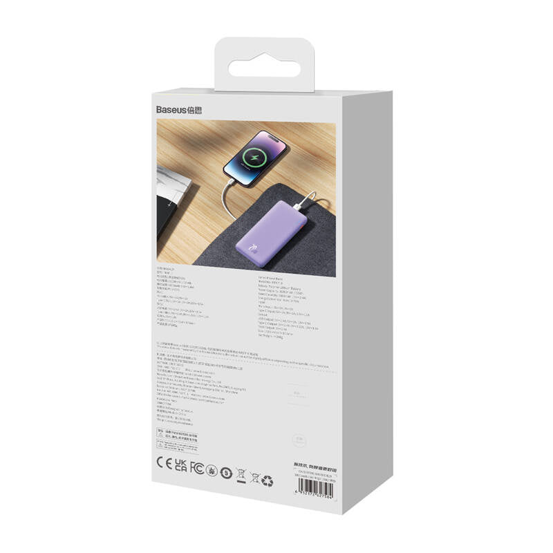 Baseus Airpow 10000mAh 20W Powerbank (purple) - Product Image 9