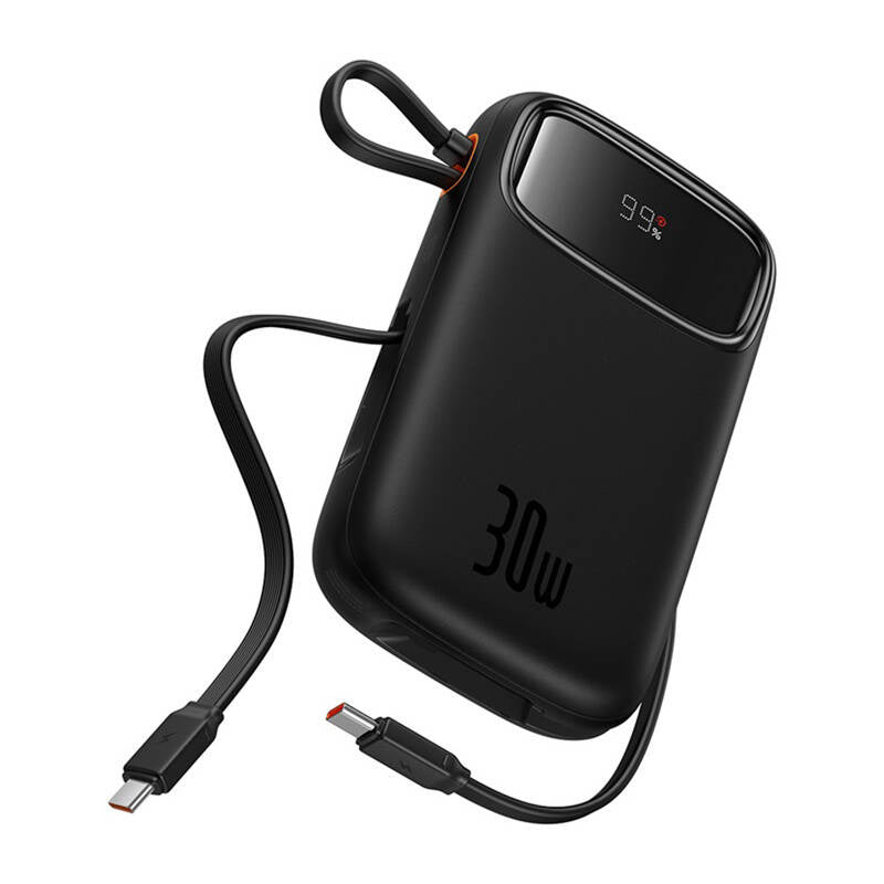 Powerbank Baseus QPow 2 10000mAh 30W 2xUSB-C (black) - Product Image 4