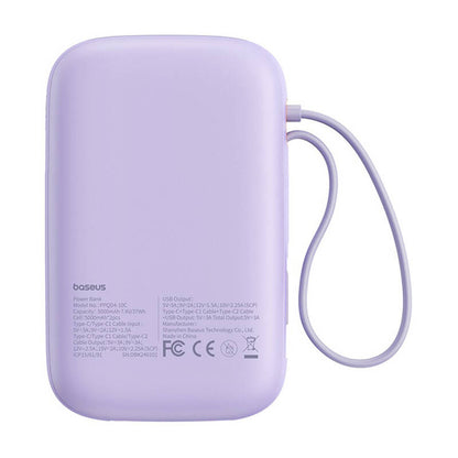 Baseus QPow 2 10000mAh 30W 2xUSB-C powerbank (purple) - Product Image 2