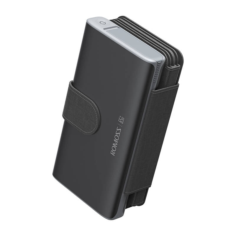 ROMOSS Solar Powerbank 30000mAh 65W Black - Product Image 1