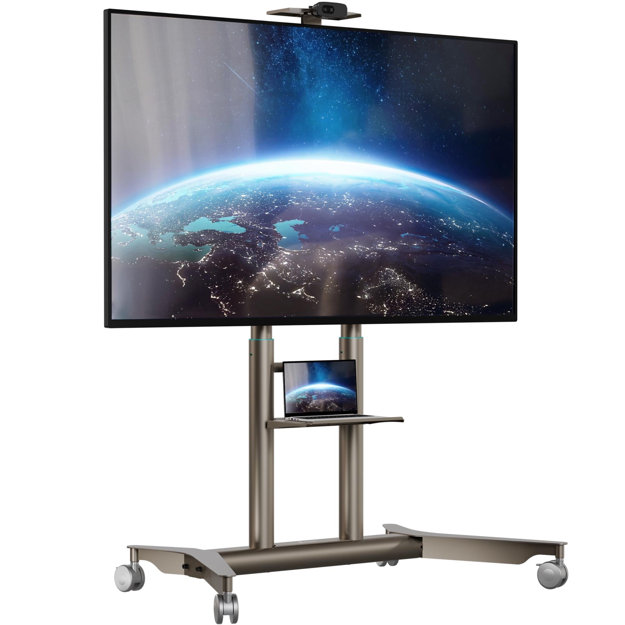 TV SET ACC MOBILE STAND/55-90"/CHAMPAGNE TS1871-C ONKRON