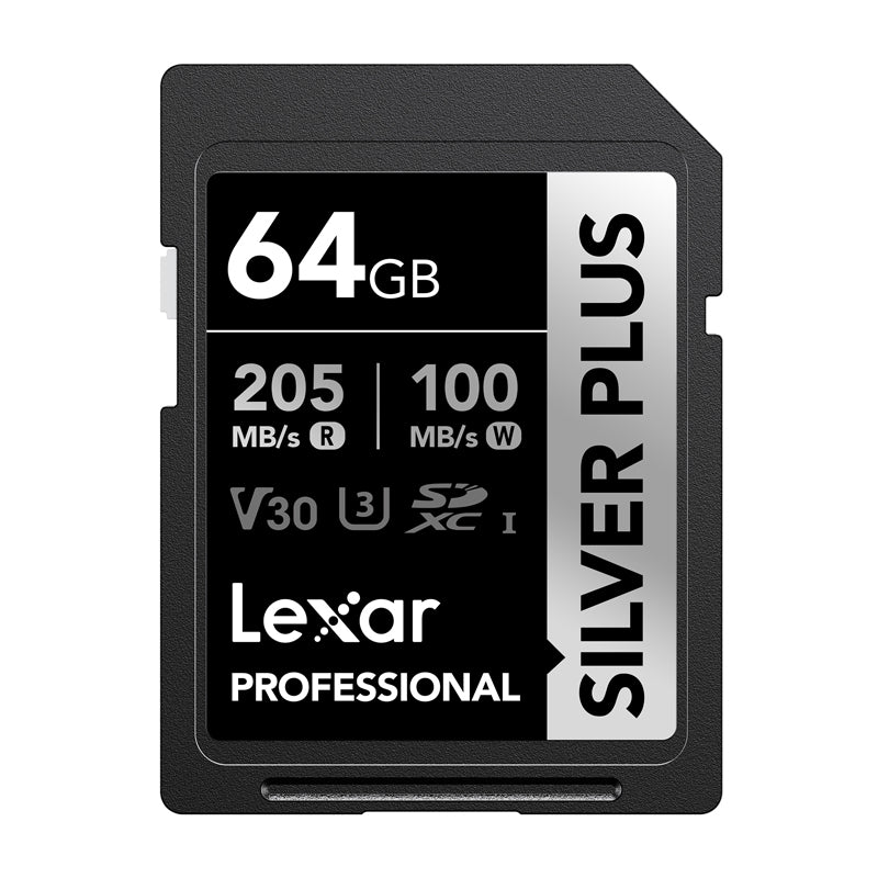 Lexar Professional SILVER PLUS SDXC 64GB memory card - Image 1
