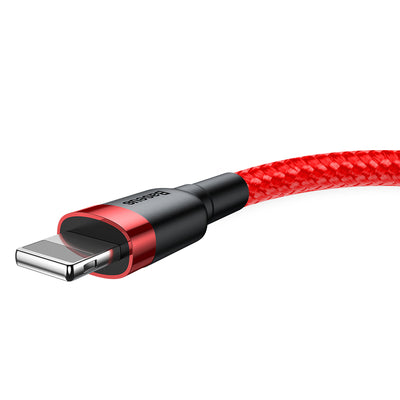 Baseus Cafule USB-A / Lightning 1.5A QC 3.0 cable 2 m - red