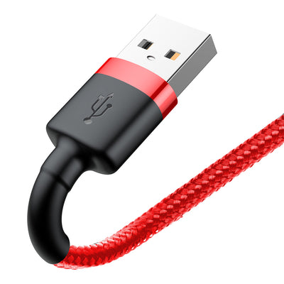 Baseus Cafule USB-A / Lightning 1.5A QC 3.0 cable 2 m - red