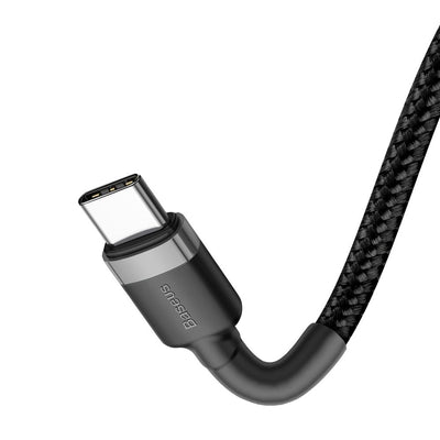 Baseus CATKLF-GG1 USB-C - USB-C PD QC cable 60W 3A 480Mb/s 1m - black and gray