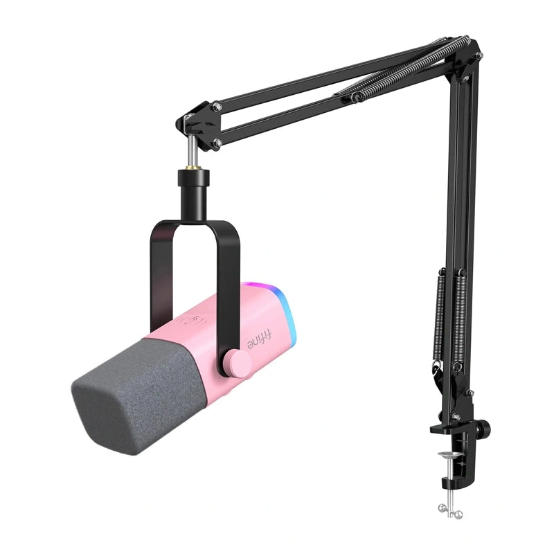 Fifine AM8T Gaming Microphone (Pink) - Image 1