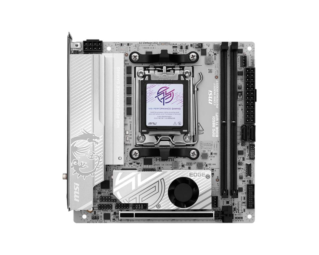 Mainboard MSI AMD B850 SAM5 Mini-ITX Memory DDR5 Memory slots 2 MPGB850IEDGETIWIFI
