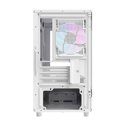 Darkflash DB330M Computergehäuse (weiß) + 3 ARGB-Lüfter
