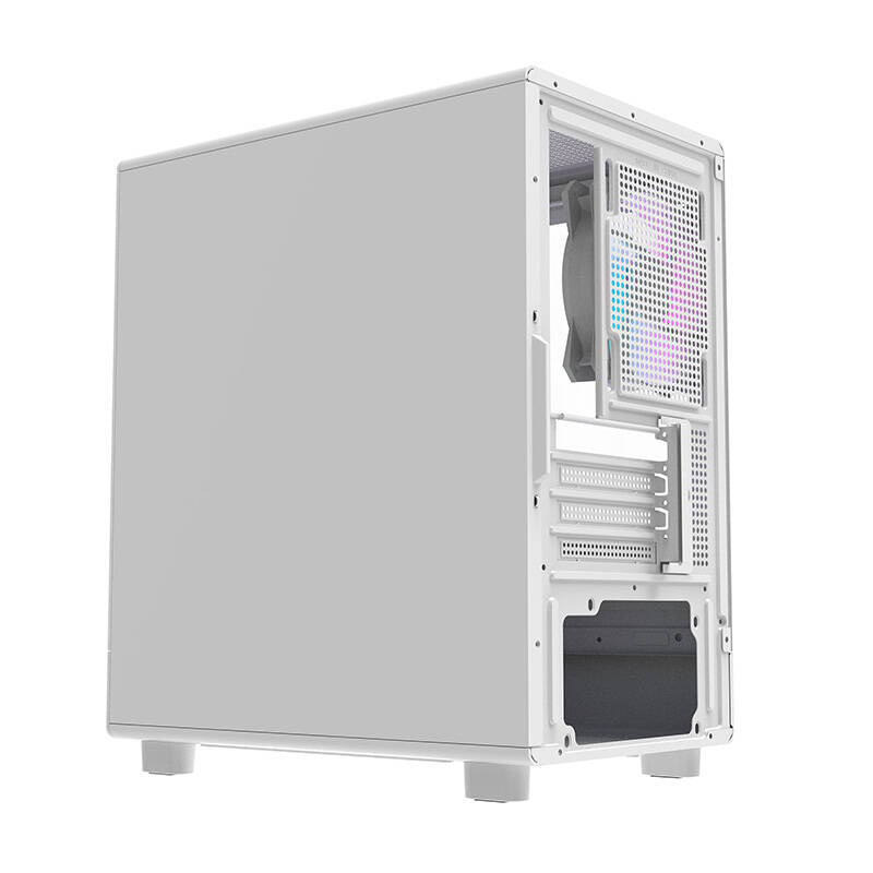 Darkflash DB330M Computergehäuse (weiß) + 3 ARGB-Lüfter