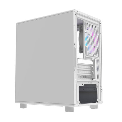 Darkflash DB330M Computergehäuse (weiß) + 3 ARGB-Lüfter