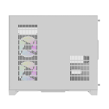 Darflash FT418 Computergehäuse + 6 aRGB-Lüfter (weiß)