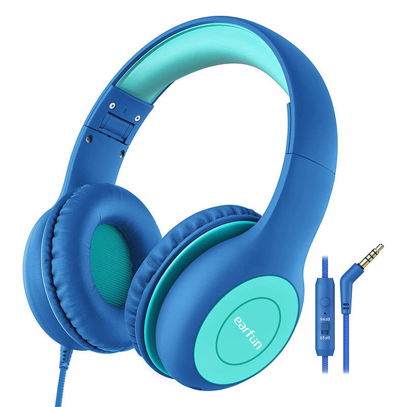 EarFun Kids K1 In-Ear Headphones (blue-green) - Product Image 1