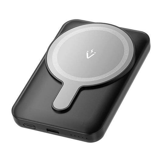Vention FHSB0 5000 mAh 20 W magnetische Powerbank + USB-A auf USB-C Kabel (schwarz)