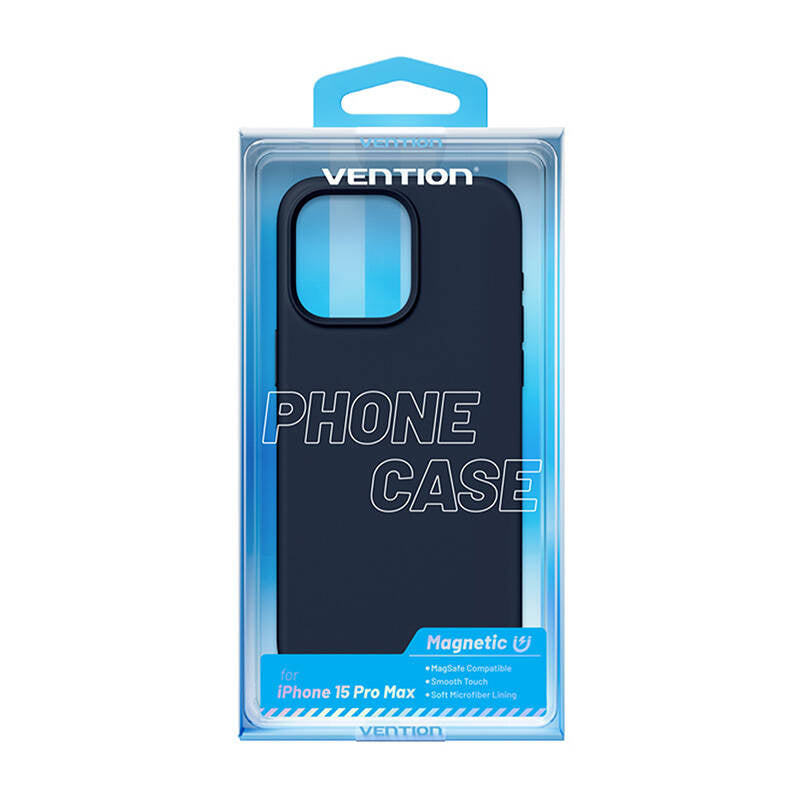 Vention KUFL0-40 Silikonhülle für iPhone 15 Pro Max (blau)
