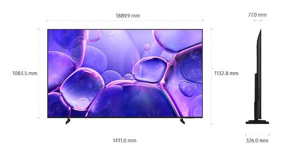 TV Set SAMSUNG 75 " 4K Ultra HD 3840 x 2160 pixels Flat 16:9 LED UE85U8072FUXXH