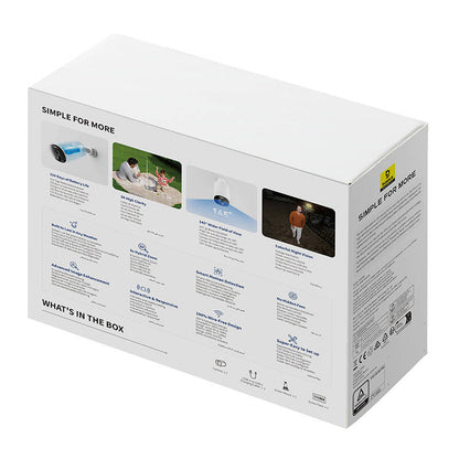 Baseus B1 2k Outdoor Camera (White) - Product Image 7