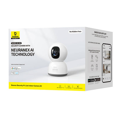 Baseus P1 Lite 2K Indoor Camera (White) - Product Image 8