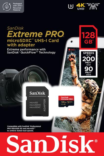 MEMORY MICRO SDXC 128GB UHS-I/W/A SDSQXCD-128G-GN6MA SANDISK