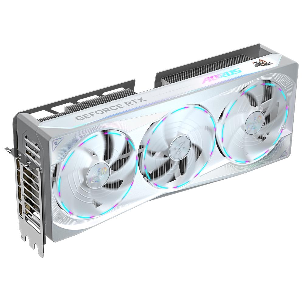 Graphics Card GIGABYTE NVIDIA GeForce RTX 5080 16 GB GDDR7 256 bit PCIE 5.0 16x GPU 2617 MHz Dual Slot Fansink 1xHDMI 3xDisplayPort GV-N5080AORUSMICE-16GD