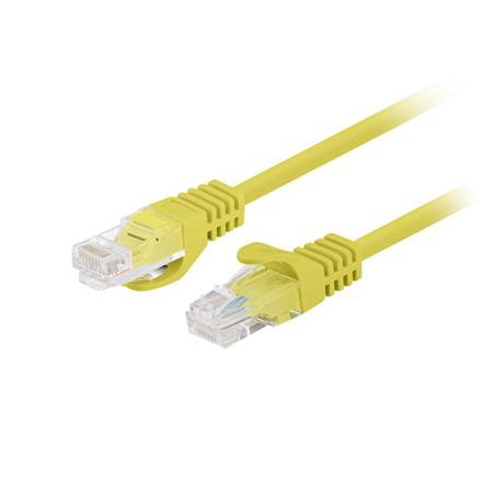 Lanberg Patchcord CAT.5E UTP 2M fluke passed 10-pack, Yellow | PCU5-20CC-0200-Y