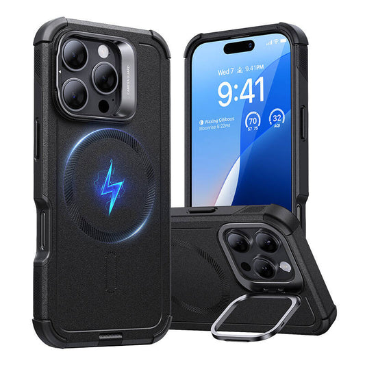 Cyber Tough (HaloLock) ESR case with stand for iPhone 16 Pro Max (black) - Product Image 1