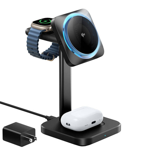 Wireless 3-in-1 charging station (HaloLock) ESR Qi2 with CryoBoost - Product Image 1