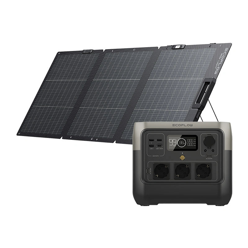 Bundle: EcoFlow River 2 Pro Power Station + 160W Solar Panel - Image 1
