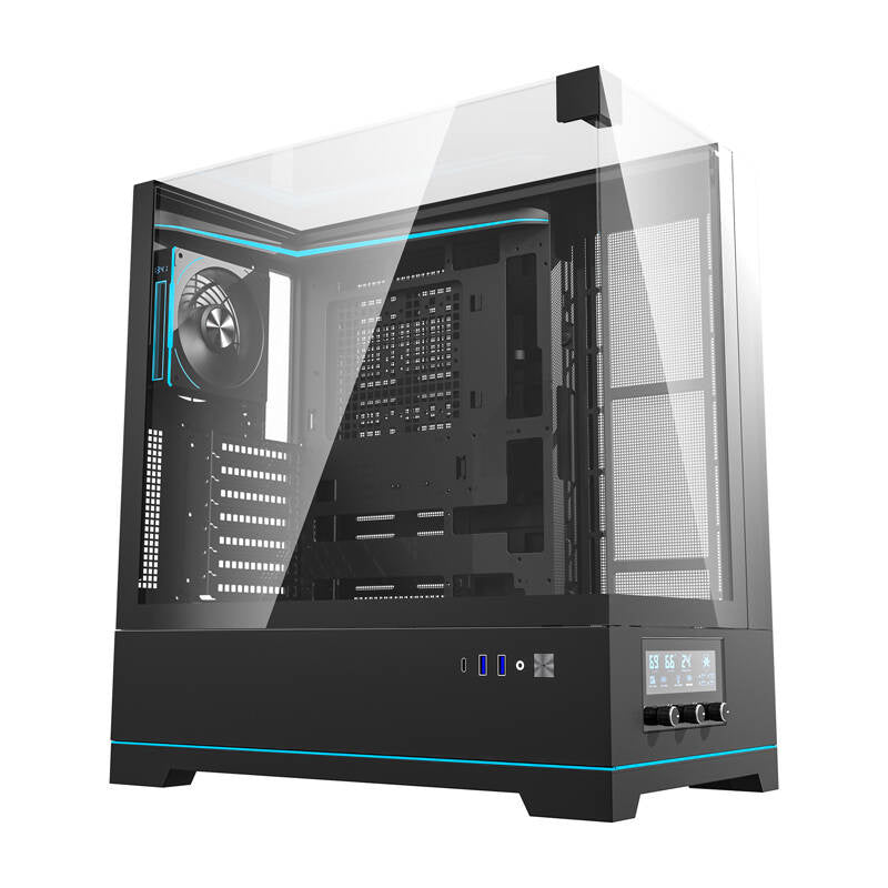 Darkflash DY450 PRO computer case (black) + 1 fan - Product Image 7