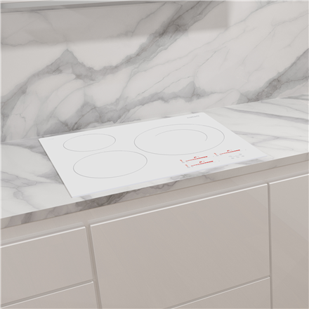 CATA Hob | INSB 6030 WH | Induction | Number of burners/cooking zones 3 | Slider touch | White