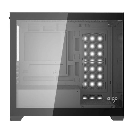 Darkflash C218M Computergehäuse + 6 ARGB-Lüfter (schwarz)