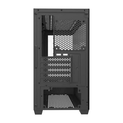 Darkflash C218M Computergehäuse + 6 ARGB-Lüfter (schwarz)