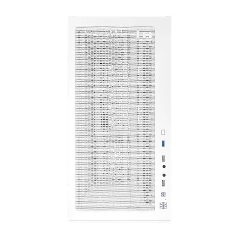 Darkflash C218M Computergehäuse + 6 ARGB-Lüfter (weiß)